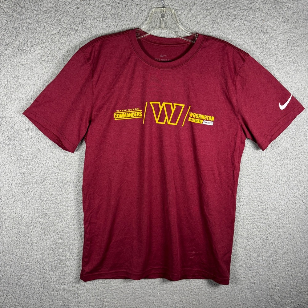 Nike Mens Washington Commanders Dri-FIT T-Shirt Burgundy NFL N922-67P Medium